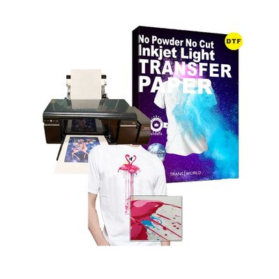 ποιότητας  Apparel Wholesale Bulk Size DTF Custom Packing Printable Lightweight No Paper A4 Inkjet Cut Transfer For T Shirt εργοστάσιο